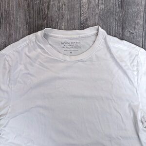 Banana Republic Supima Cotton Short Sleeve Tee Shirt White Men’s Medium